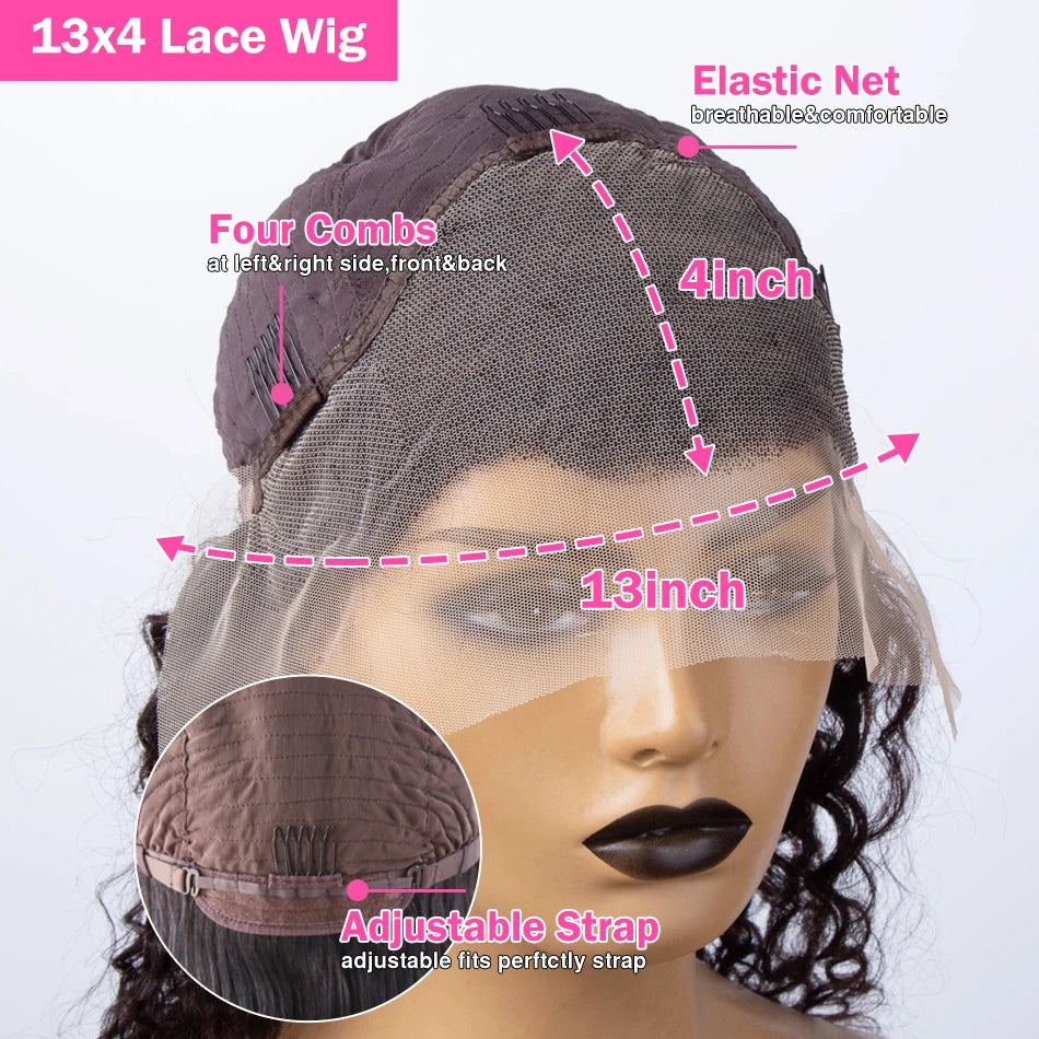 Mossily 300 Density Brazilian 30 40 Inch Bone Straight 13x4 13x6 HD Lace Front Human Hair Wigs Lace Frontal Wig 5x5 Glueless Wig