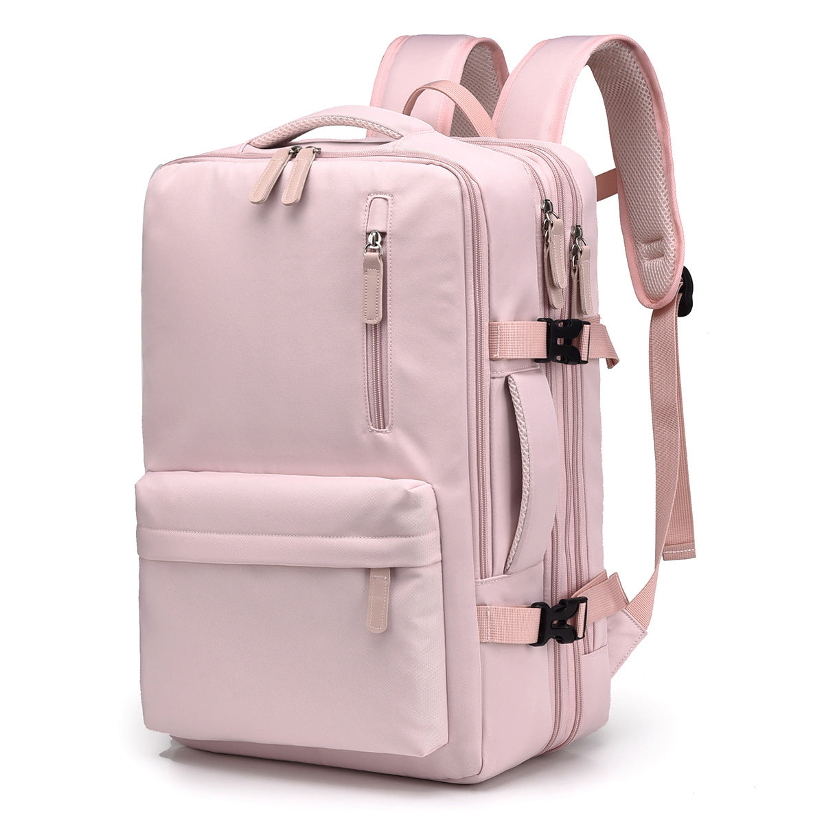 Macaron Color Expansion Backpack For Men And Women