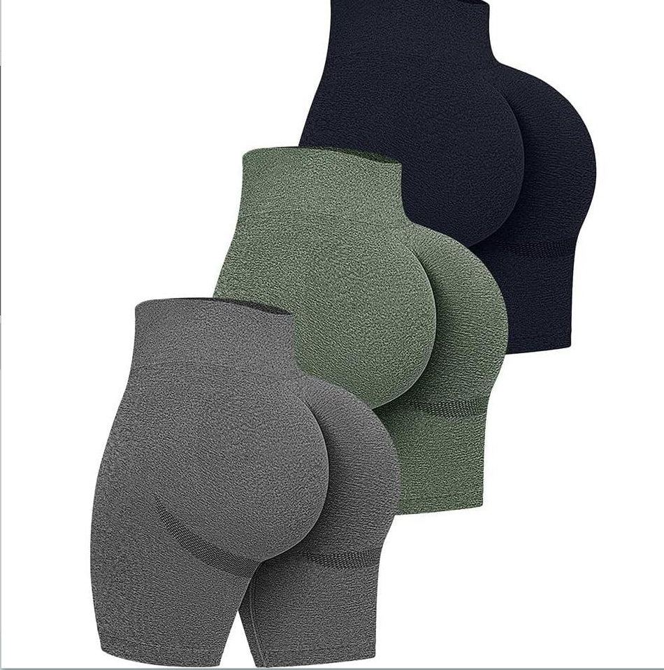 European And American Yoga Pants AB Yarn Summer High Waist