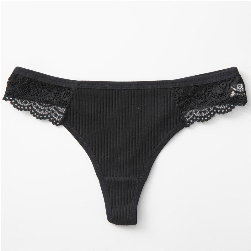 Underwear Low Waist Full Cotton Women's Lace
