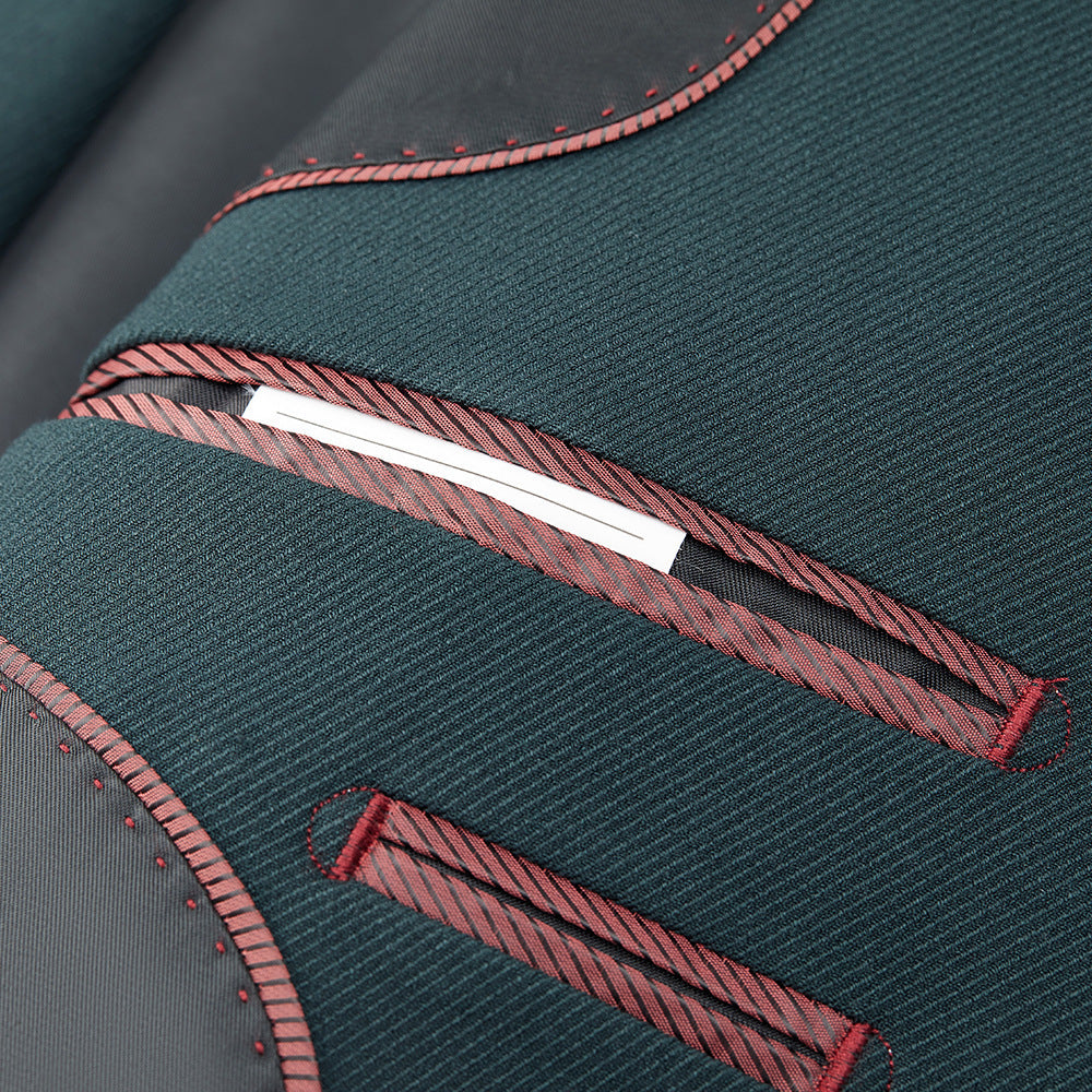 Men's Suit Korean-style Slim Fit Wedding Clothes Business Casual