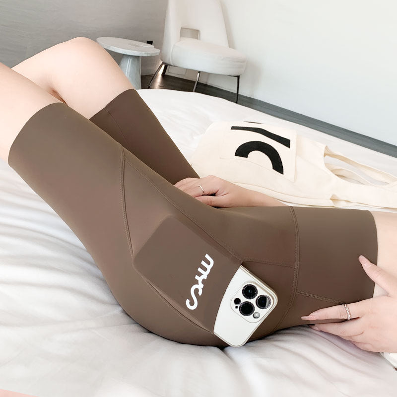 Thin Breathable Slim Tight Pants High Waist Belly Contracting Women