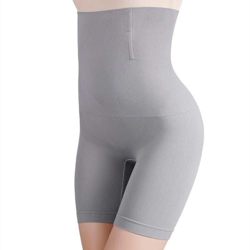 High Waist Seamless Belt Steel Rib Plus Size Boxer Sports Base Corset Shaping Pants