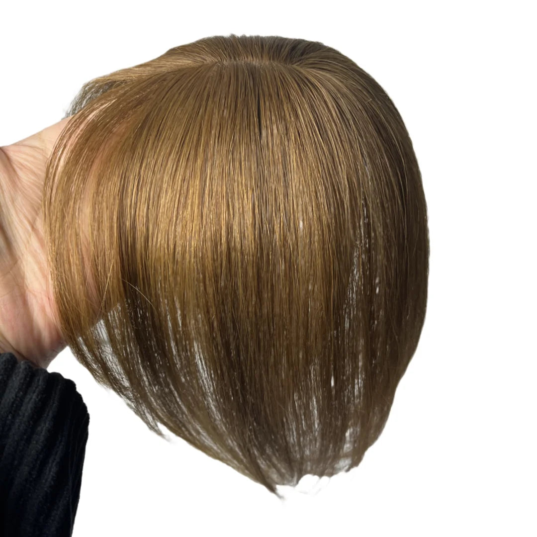 Natural Human Hair Bangs for Women 100% Real Human Hair Fringe Clips in Extensions Korean Side Bangs False Bangs