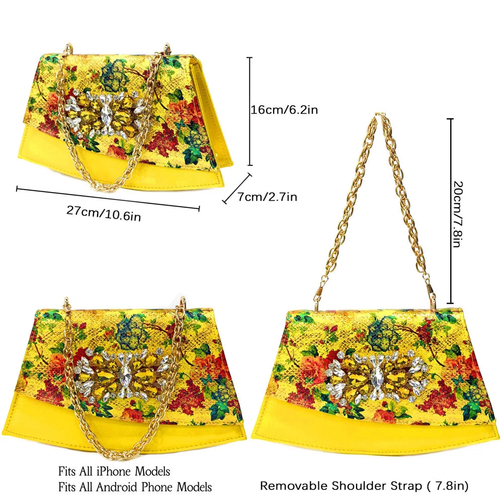 Venus Chan Italian Sandals and Bags Matching Set 2024 Women Heel Party for Gold Colour Wedding Bigger Size Thick Heel Shoes