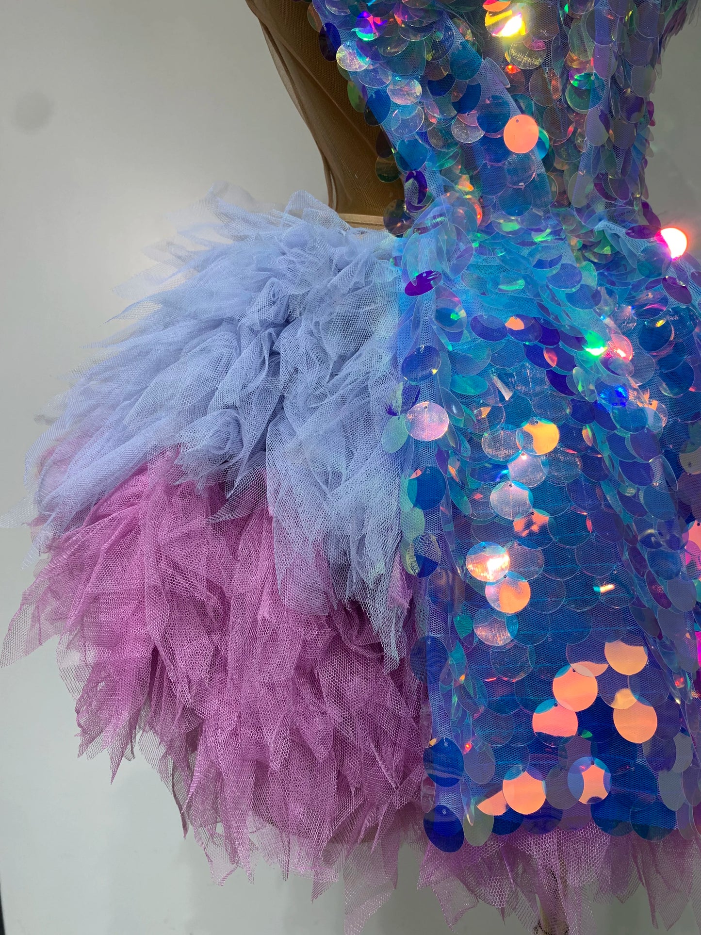 Sparkly Black Sequins Two Pieces Set for Women Party Evening Prom Celebrate Birthday Photo Shoot Dress Nightclub Dance Costume