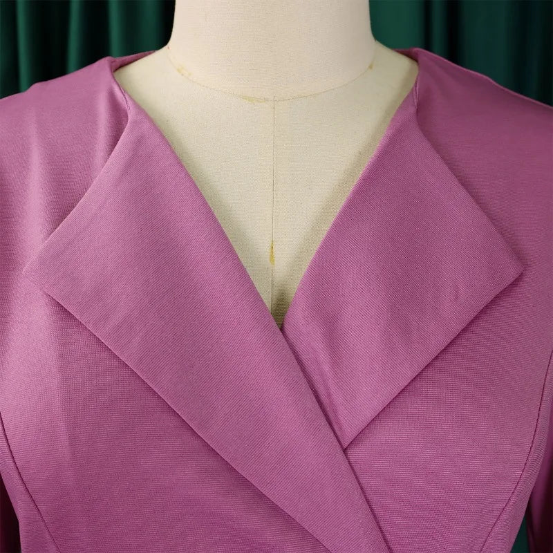 2025 Elegant Church Dresses for Women 3/4 Sleeve A Line With Waist Belt Classy Modest African Female Gowns Office Ladies Event