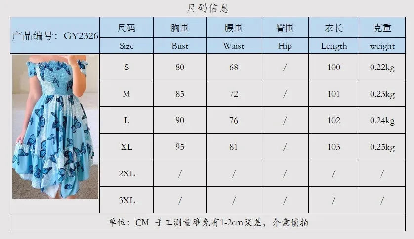 Dresses Summer Ladies Sexy Off Shoulder Flower Print Dress Elegant Short Sleeve Elastic Irregular Casual Dress Vestido De Mujer