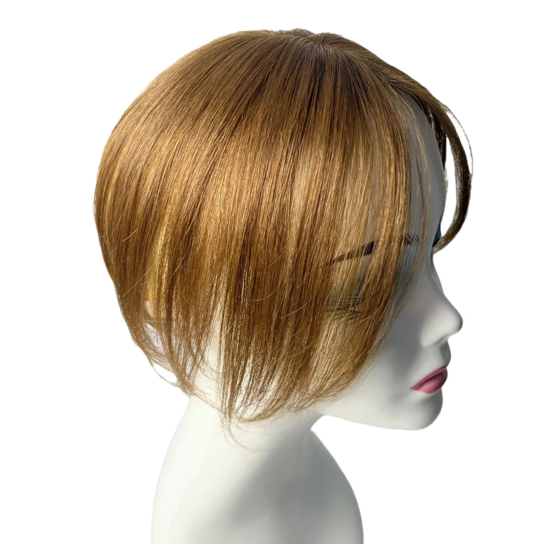 Natural Human Hair Bangs for Women 100% Real Human Hair Fringe Clips in Extensions Korean Side Bangs False Bangs