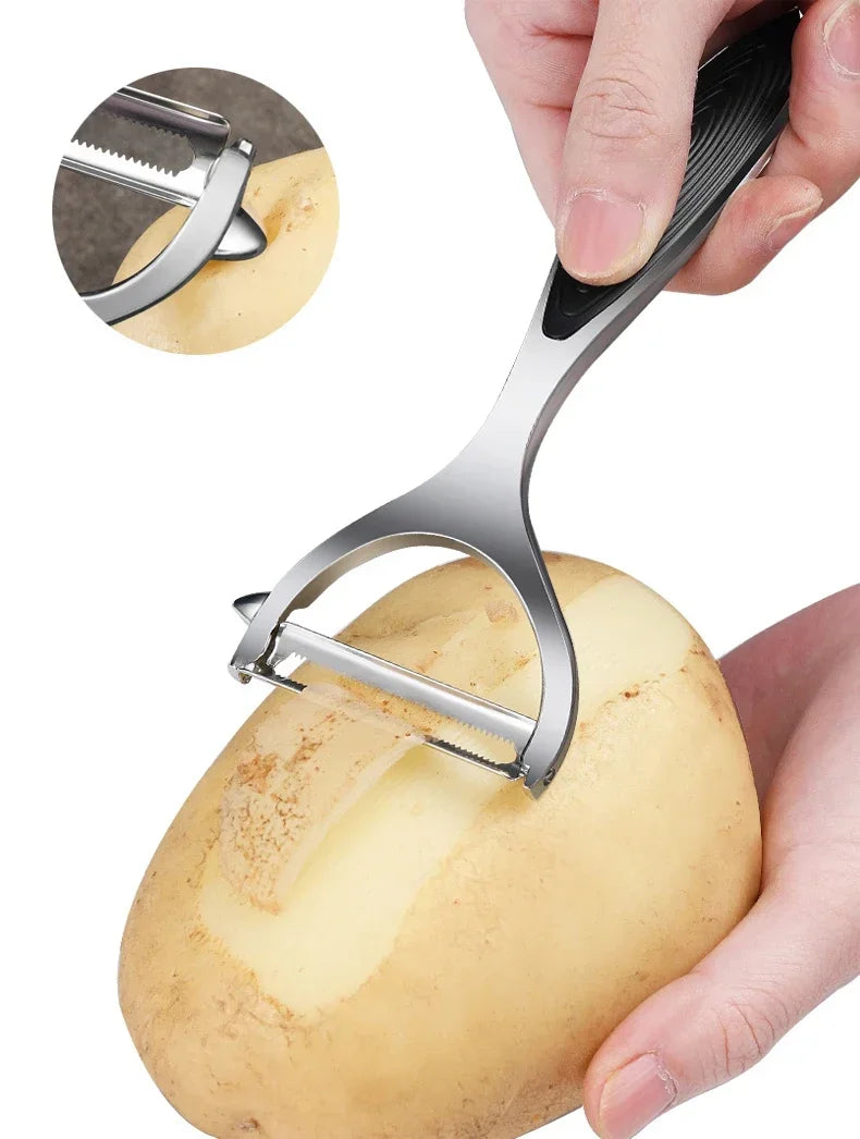 Multi-function Peeler Stainless Steel Vegetable Peeler Potato Peeler Carrot Grater Fruit Tools Kitchen Accessories