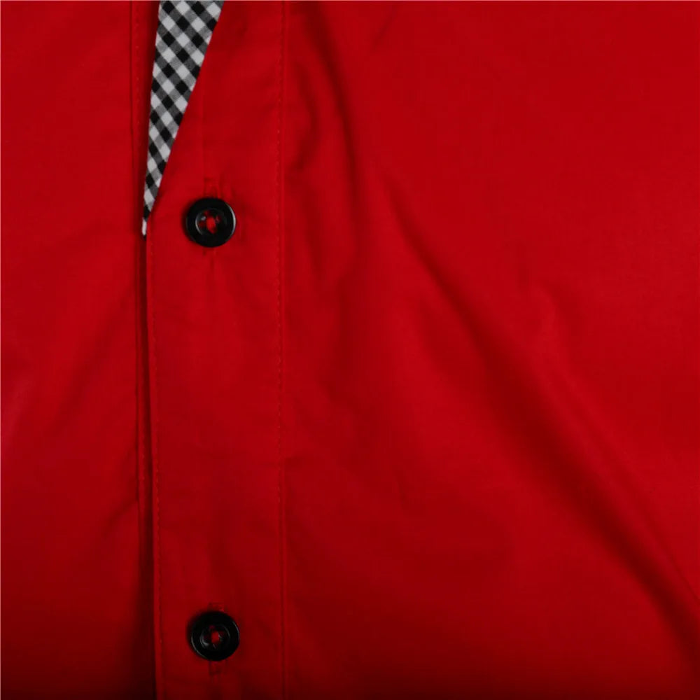 2024 Men's Brand Shirt, Luxury Gold High Quality Long Sleeve Shirts, Business White Black Men Dress Prom Social Print Shirts