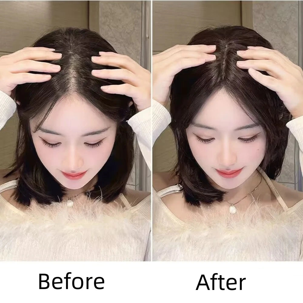 Natural Human Hair Bangs for Women 100% Real Human Hair Fringe Clips in Extensions Korean Side Bangs False Bangs