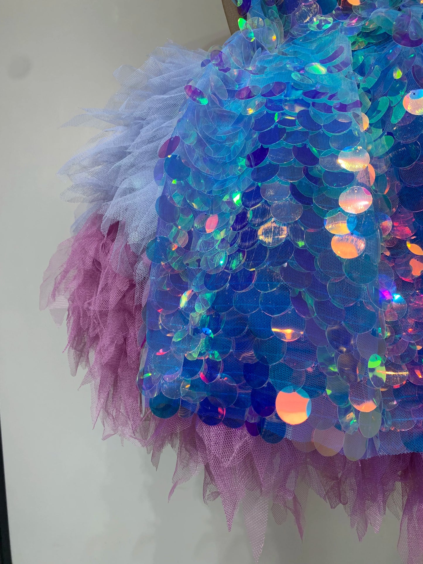 Sparkly Black Sequins Two Pieces Set for Women Party Evening Prom Celebrate Birthday Photo Shoot Dress Nightclub Dance Costume