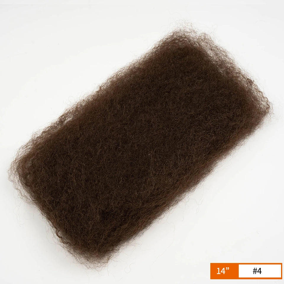 Afro Kinky Bulk Braiding Hair Extensions – Rebecca Fashion Lightweight, Natural Colors for African Braids & Casual Wear