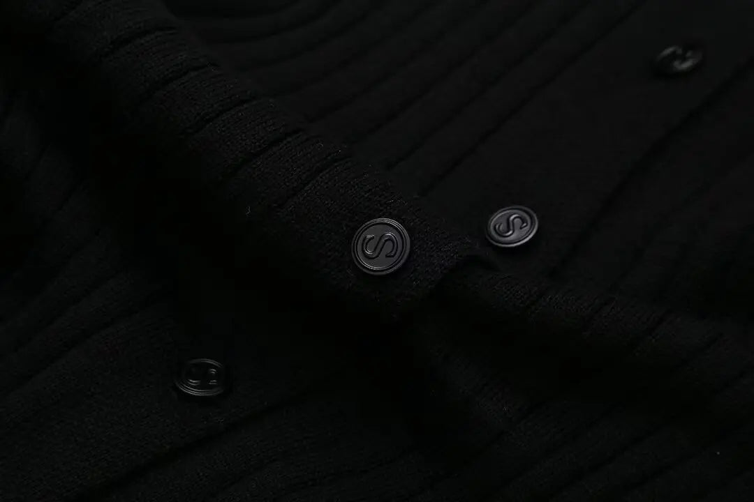 Elegant Knitted Patchwork Midi Dress Women's Short Sleeve High Waist Casual Single-Breasted Curvy Dresses Summer Black Apricot