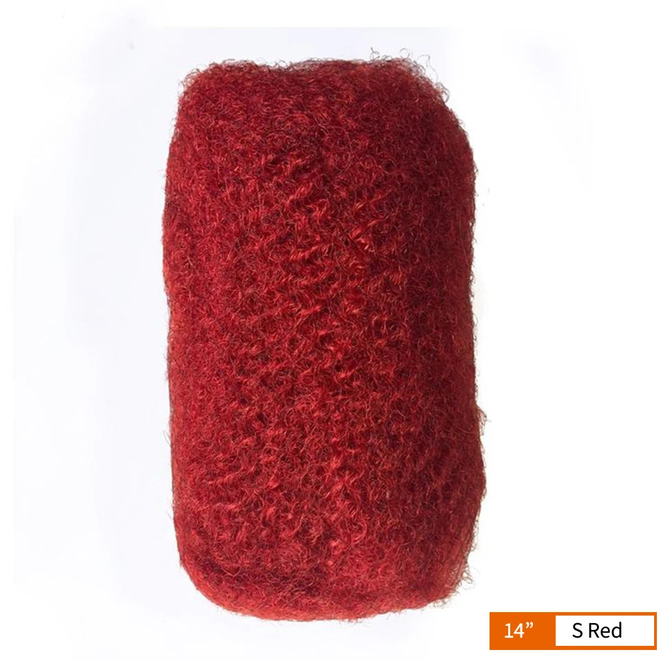 Afro Kinky Bulk Braiding Hair Extensions – Rebecca Fashion Lightweight, Natural Colors for African Braids & Casual Wear