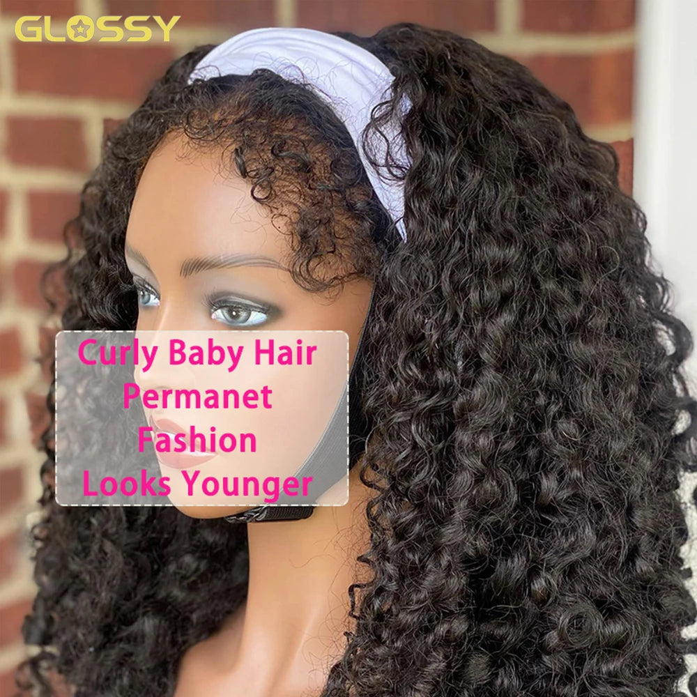 13x6 Hd 250 Density Afro Kinky Curly Wig 100% Human Hair 13x4 4c Edges Frontal Deep Wave Curly Lace Front Wigs For Women on sale