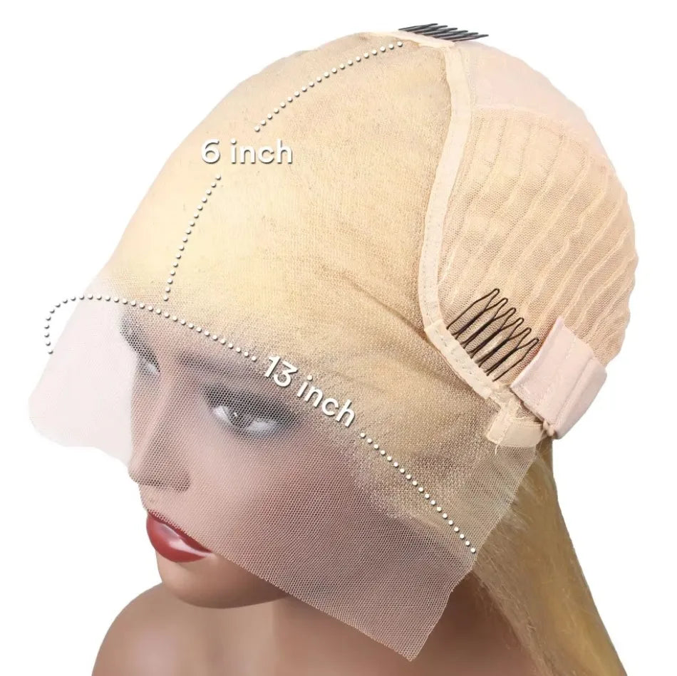 220 Density 30 Inch 613 HD Lace Frontal Wig 13x6 Blonde Human Hair Wigs Straight Transparent Lace Brazilian Remy Women Daily Use