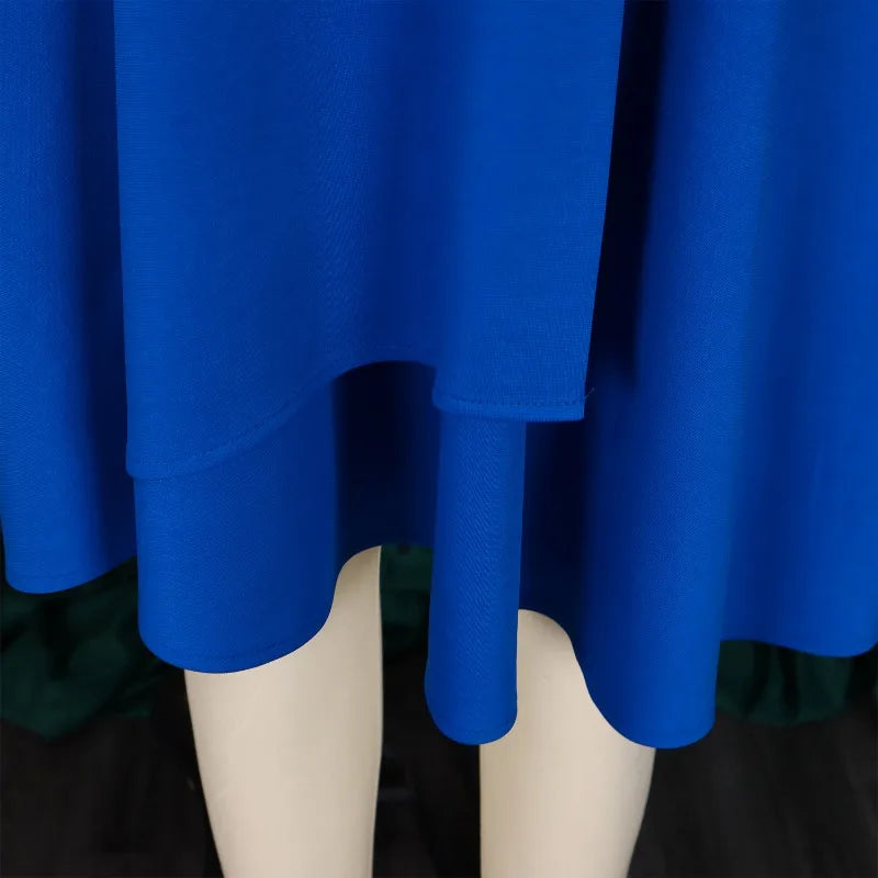 2025 Elegant Church Dresses for Women 3/4 Sleeve A Line With Waist Belt Classy Modest African Female Gowns Office Ladies Event