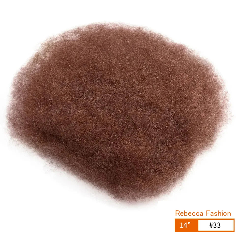 Afro Kinky Bulk Braiding Hair Extensions – Rebecca Fashion Lightweight, Natural Colors for African Braids & Casual Wear