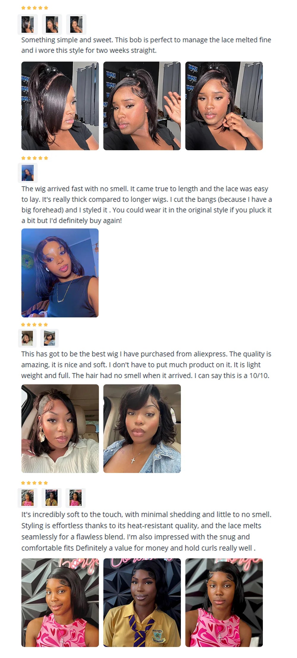 Bob Wig Human Hair 13X4 Lace Front Wig 180% Density Short Straight Frontal Bob Wig Transparent Lace Pre Plucked With Baby Hair