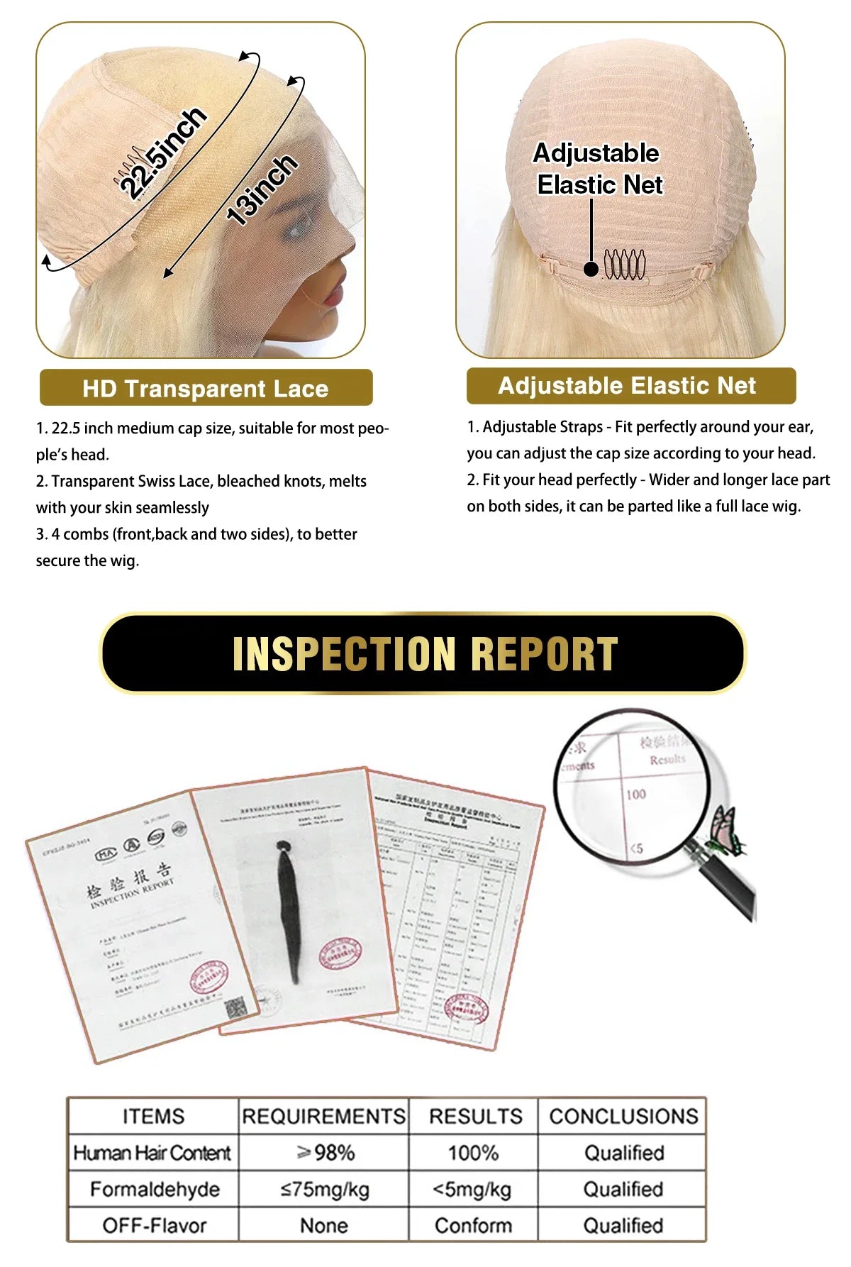 Body Wave 613 Hd Lace Frontal Wig 13x6 Human Hair Wigs 250 Density 13x4 Transparent Lace Honey Blonde Glueless Wigs For Women