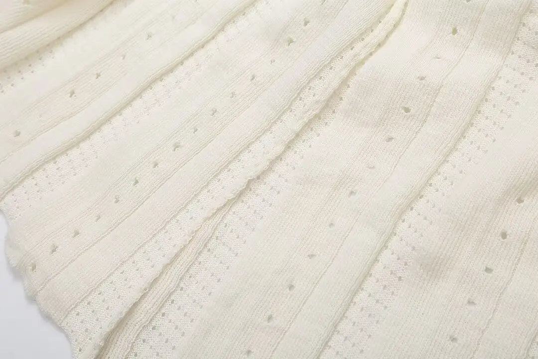 Elegant Knitted Patchwork Midi Dress Women's Short Sleeve High Waist Casual Single-Breasted Curvy Dresses Summer Black Apricot