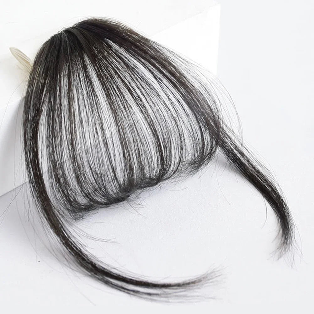 Fake Air Bangs Hair Clip-In Extension Synthetic Hair Fake Fringe Natural False Hairpiece Women Clip in Bangs Hair Styling Tools