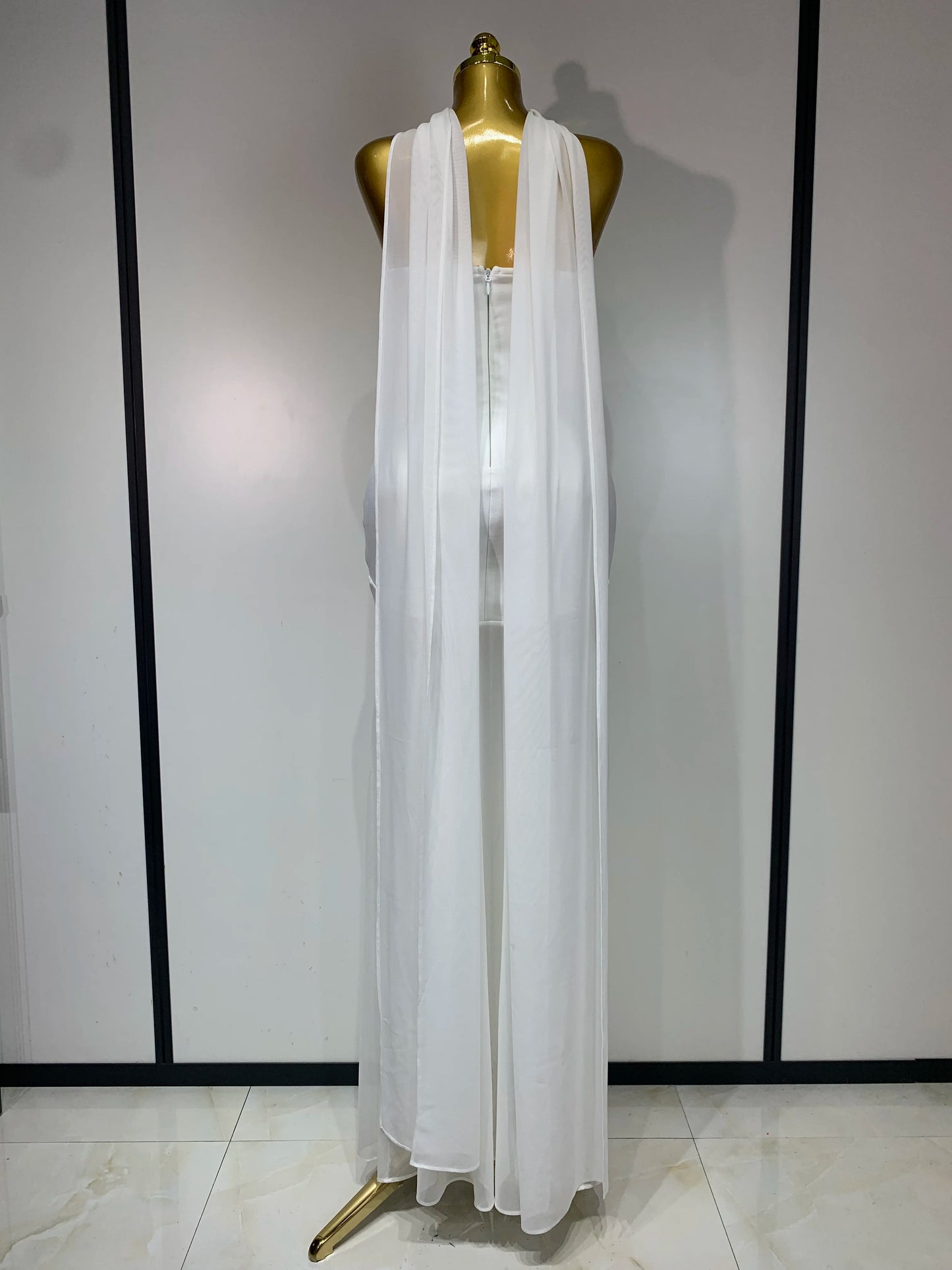 Sexy Strapless Long Bandage Dress Black Mesh Patchwork Elegant Women Blackless Evening Party Gowns Bodycon Birthday Dresses