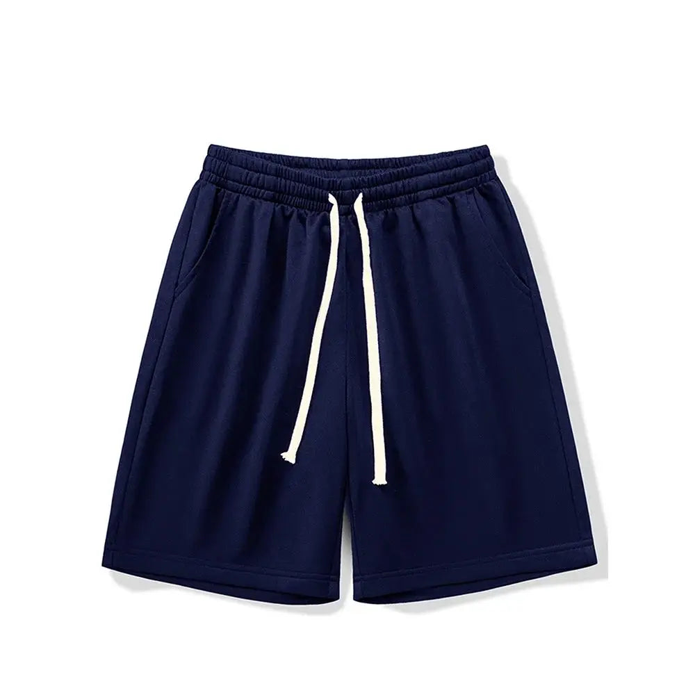2025 retro letter-shaped drawstring casual pocket shorts loose and tight shorts for men comfortable daily beach vacation shorts