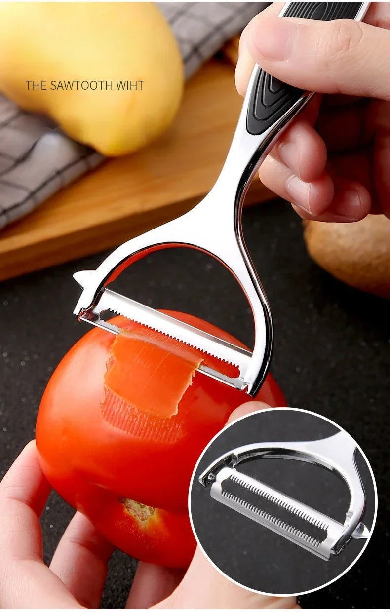 Multi-function Peeler Stainless Steel Vegetable Peeler Potato Peeler Carrot Grater Fruit Tools Kitchen Accessories