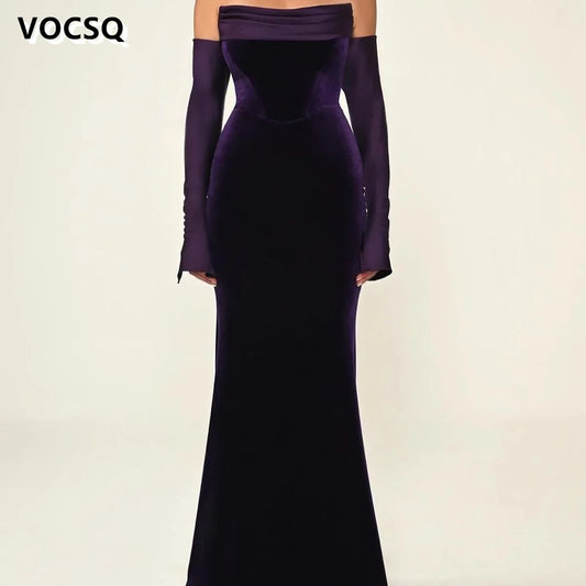 Mermaid Prom Dress Off Shoulder Women Evening Dress Vestidos De Noche vestidos de fiestas elegantes mujer Formal Dress