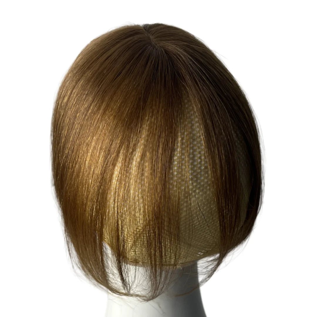 Natural Human Hair Bangs for Women 100% Real Human Hair Fringe Clips in Extensions Korean Side Bangs False Bangs