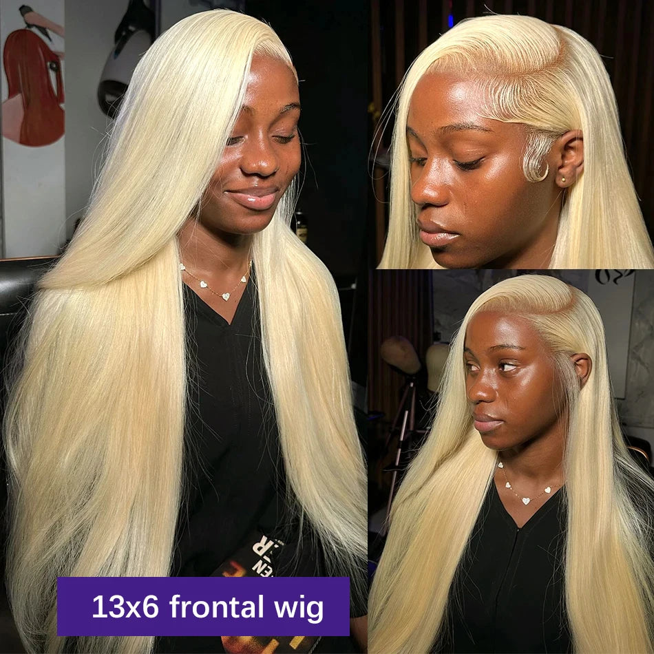 613 Blonde Lace Front Wig Human Hair 13X6 Hd Lace Frontal Wig Straight Lace Front Wigs Human Hair 13X4 Lace Front Human Hair Wig