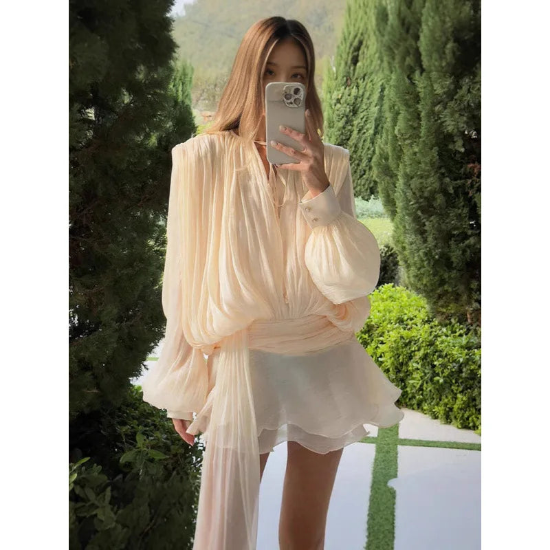 2000s Vintage Y2k Dress Women Bodycon Sexy Y2k Evening Party Dress Sweet Slim Elegant Office Lady One Piece Dress Korean Chic