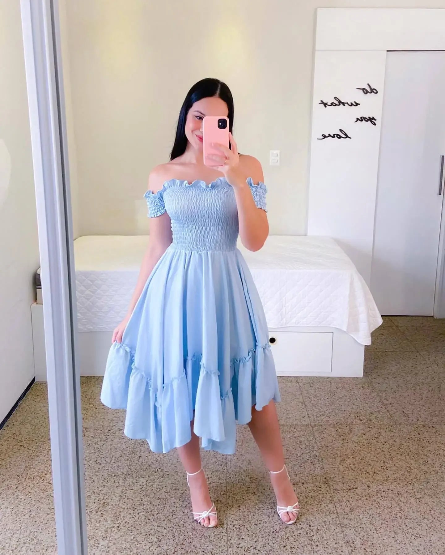 Dresses Summer Ladies Sexy Off Shoulder Flower Print Dress Elegant Short Sleeve Elastic Irregular Casual Dress Vestido De Mujer