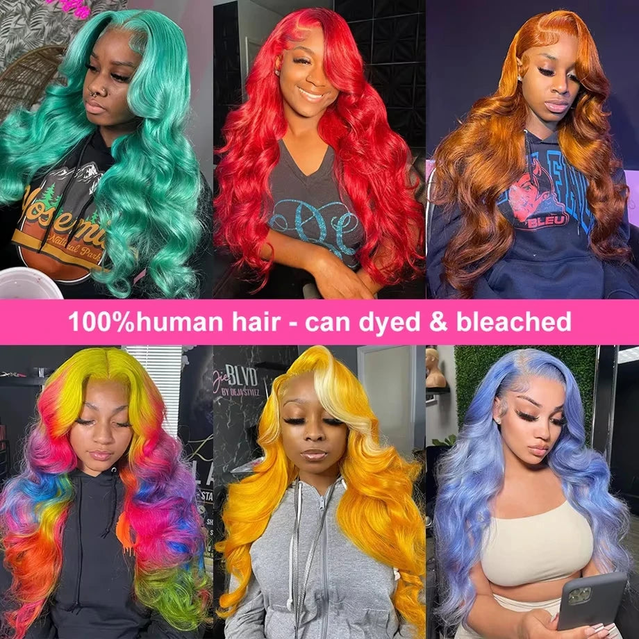 Body Wave 613 Hd Lace Frontal Wig 13x6 Human Hair Wigs 250 Density 13x4 Transparent Lace Honey Blonde Glueless Wigs For Women