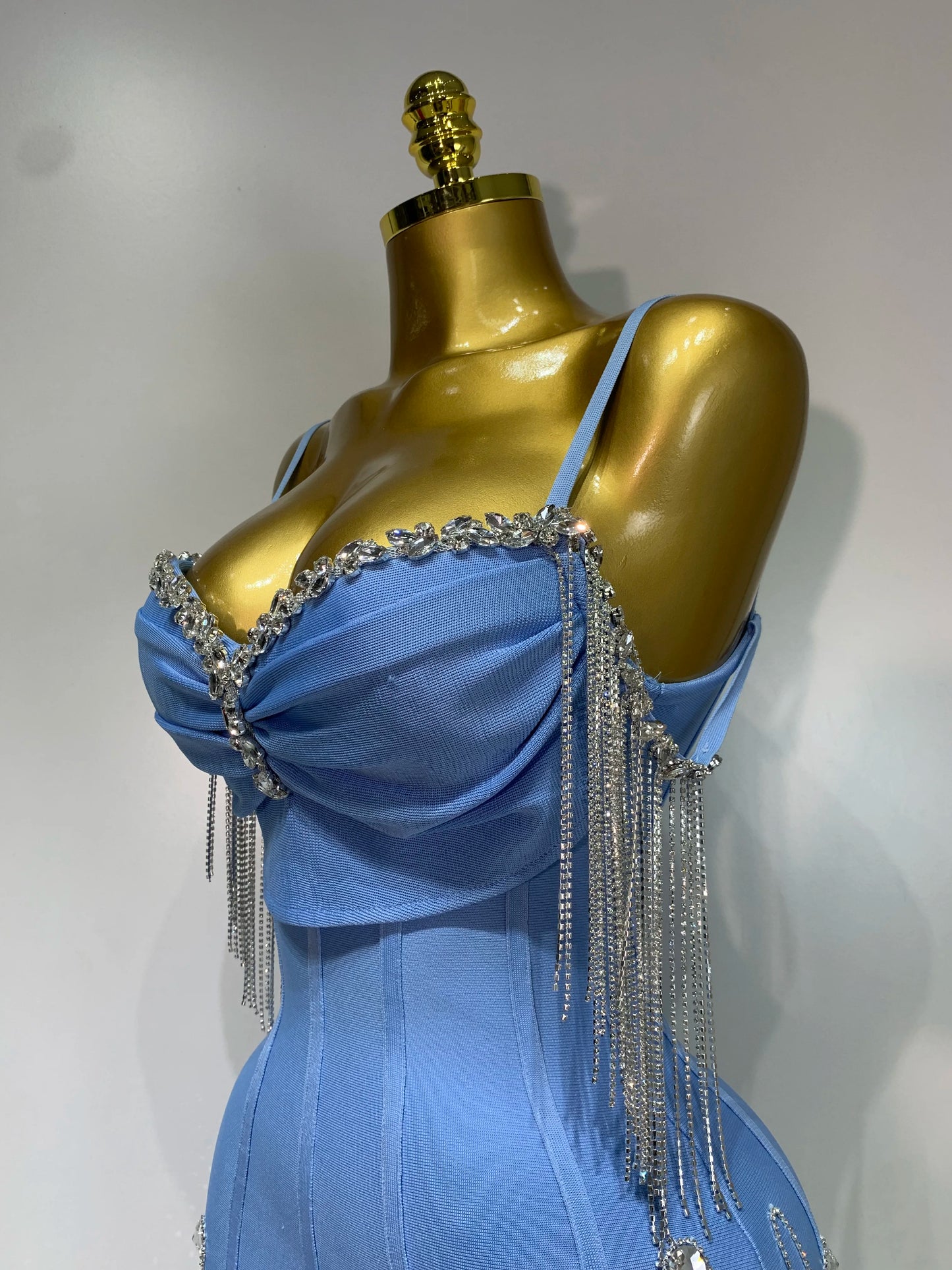 Women Sexy Backless Spaghetti Strap Bodycon Sleeveless Bandage Dress 2025 Elegant Prom Gown Club Evening Party Birthday Dresses