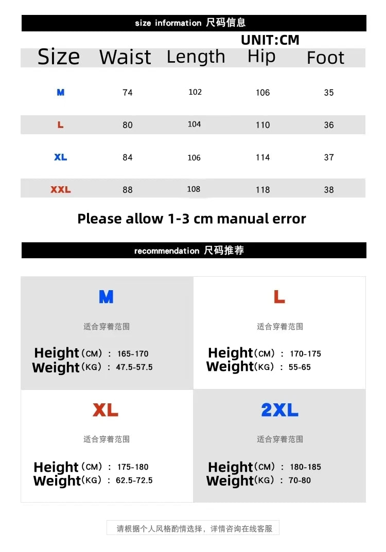 Distressed Vintage Blue Jeans Pants Men Wide-leg Denim Trousers Male Oversize Streetwear Fashion Casual Baggy Straight Jeans