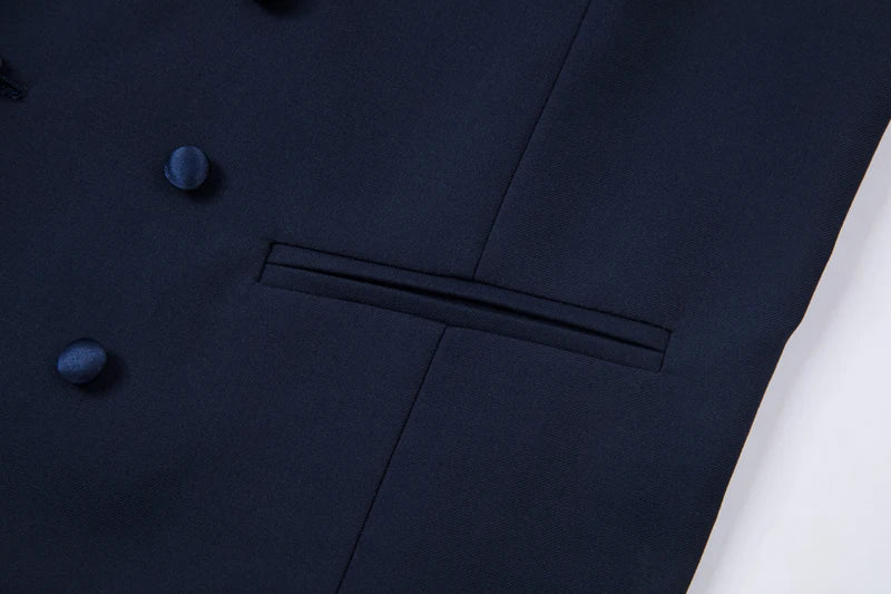 2024 High-grade Light Luxury Mens Suits Set 3 Pieces, Wedding Host Banquet Performance Party Blazer Dress with Pants Vest, S-3XL