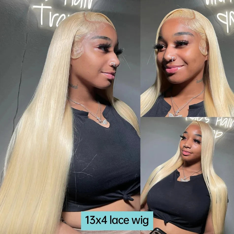 613 Blonde Lace Front Wig Human Hair 13X6 Hd Lace Frontal Wig Straight Lace Front Wigs Human Hair 13X4 Lace Front Human Hair Wig