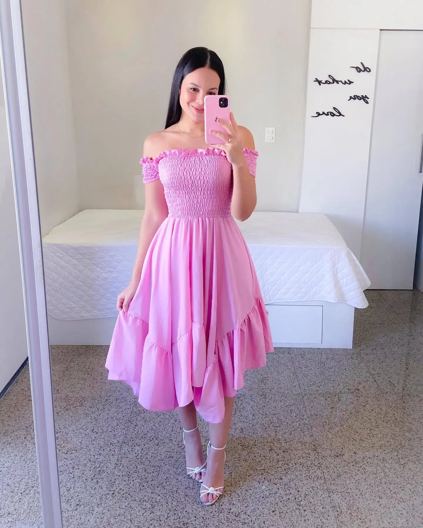 Dresses Summer Ladies Sexy Off Shoulder Flower Print Dress Elegant Short Sleeve Elastic Irregular Casual Dress Vestido De Mujer