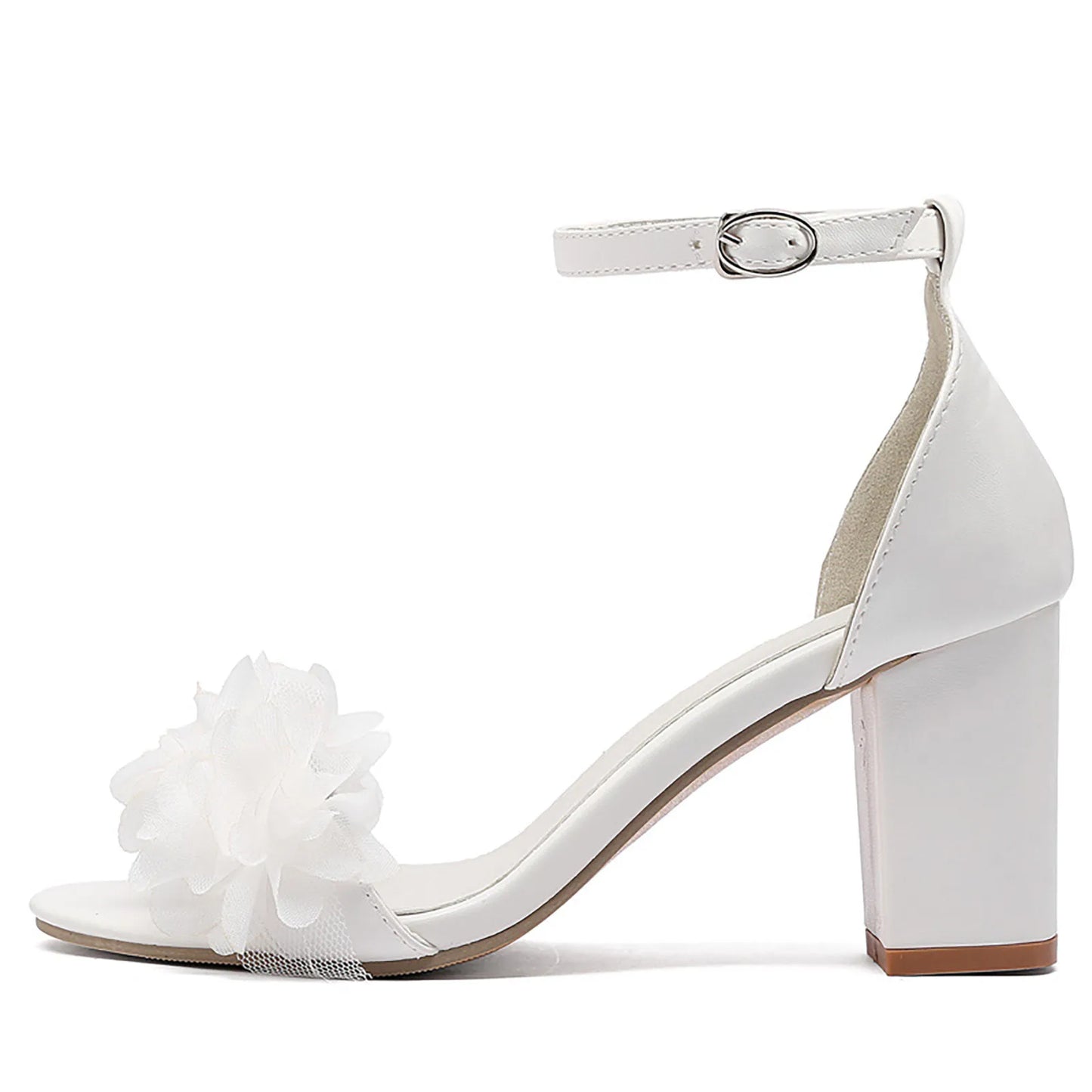 Flip Flop Sandals For Women Round Toe Summer New Thick Heel Sandals Women'S Roman Shoes Flower Open Toe Women'S Water Sandals