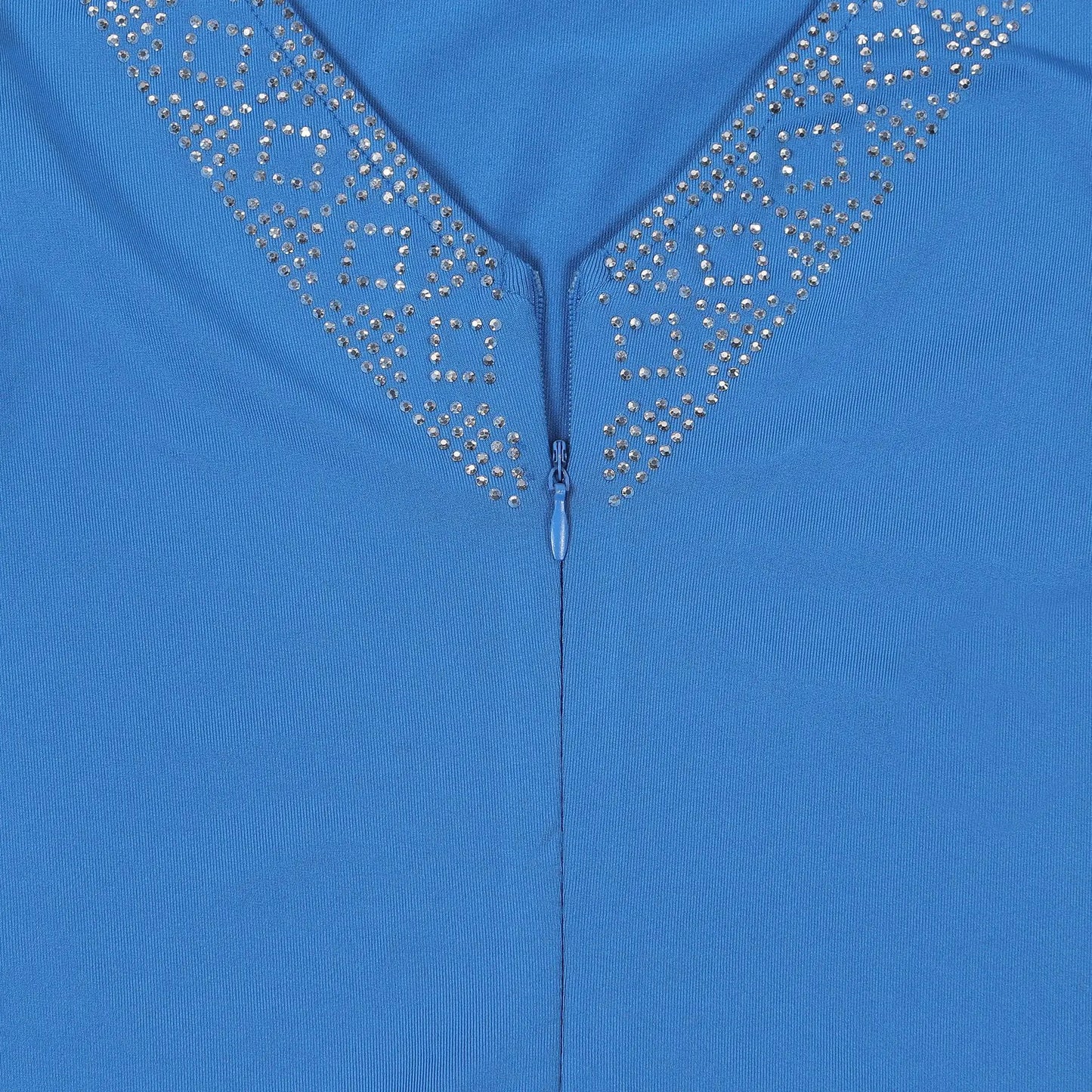 CM.YAYA Women O-neck Elegant Long Flare Sleeve Rhinestones Midi Dress 2025 OL Pencil Streetwear Africa Club Dresses Vestidos