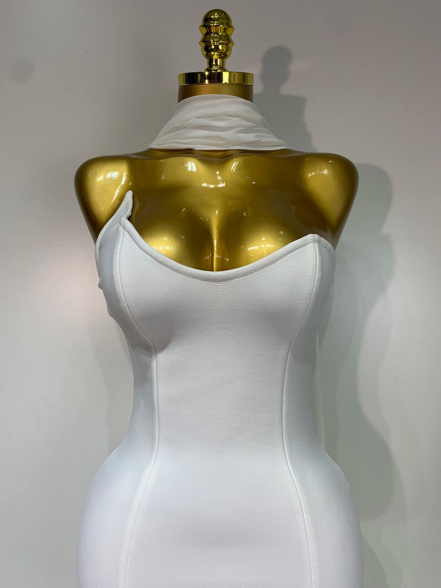 Sexy Strapless Long Bandage Dress Black Mesh Patchwork Elegant Women Blackless Evening Party Gowns Bodycon Birthday Dresses