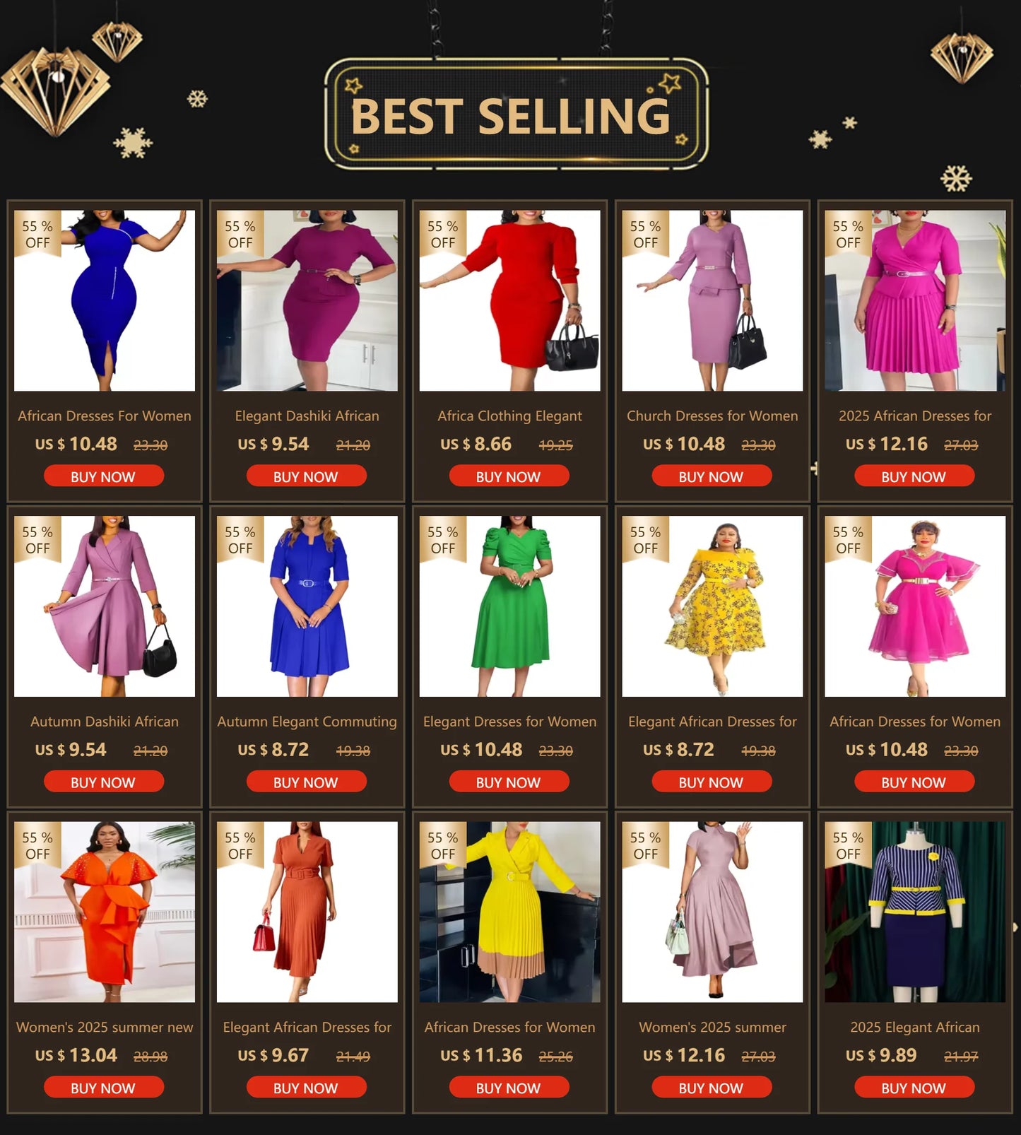 2025 Elegant Church Dresses for Women 3/4 Sleeve A Line With Waist Belt Classy Modest African Female Gowns Office Ladies Event