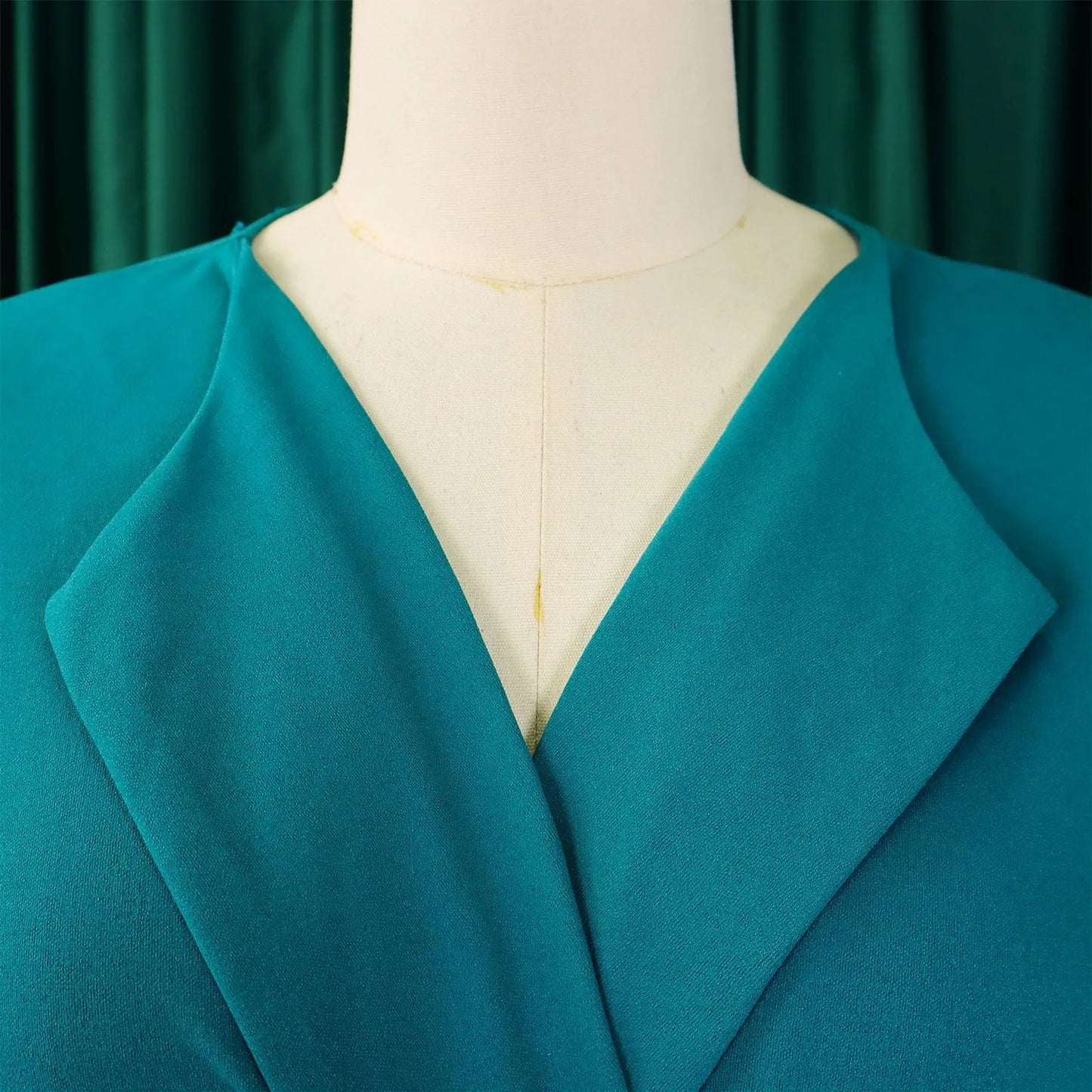 Elegant Office Ladies Dresses 2024 Autumn Fall Notched Collar Half Sleeve Belt Waisted Mid Calf Female Birthday Party Dress Midi