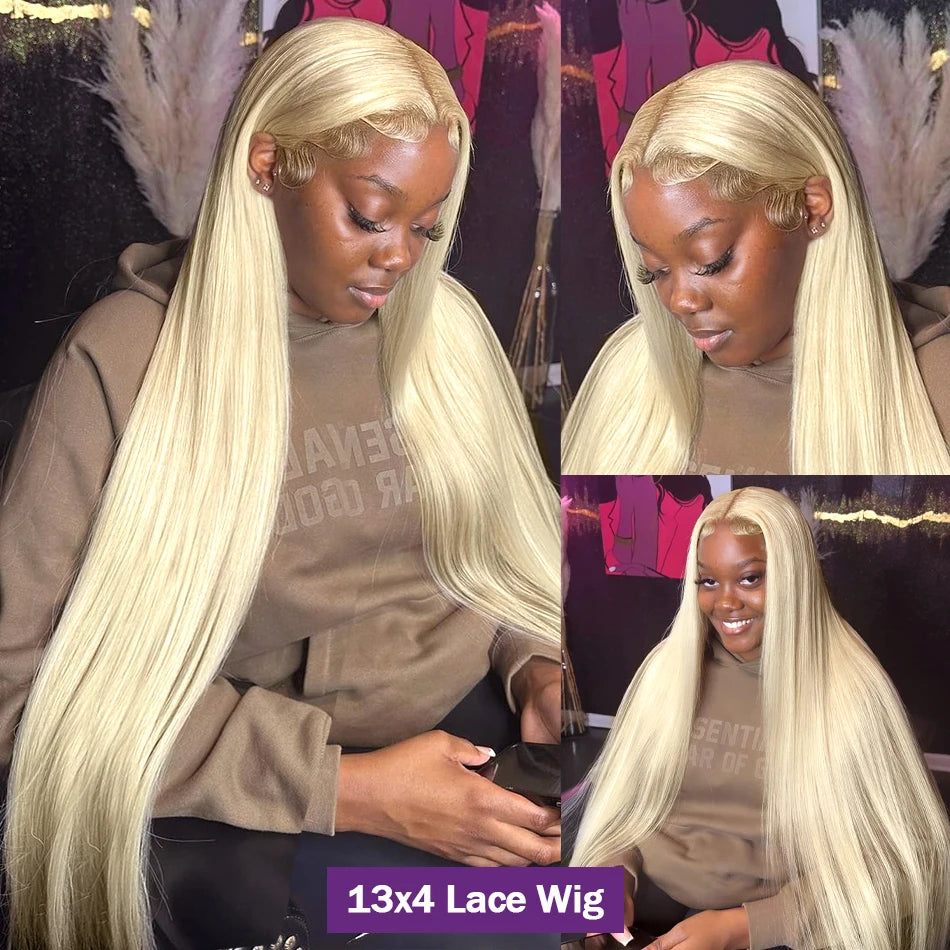 613 Blonde Lace Front Wig Human Hair 13X6 Hd Lace Frontal Wig Straight Lace Front Wigs Human Hair 13X4 Lace Front Human Hair Wig