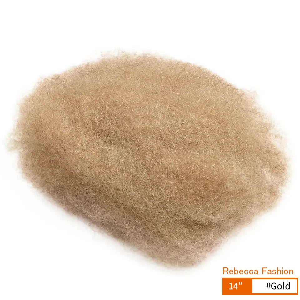 Afro Kinky Bulk Braiding Hair Extensions – Rebecca Fashion Lightweight, Natural Colors for African Braids & Casual Wear