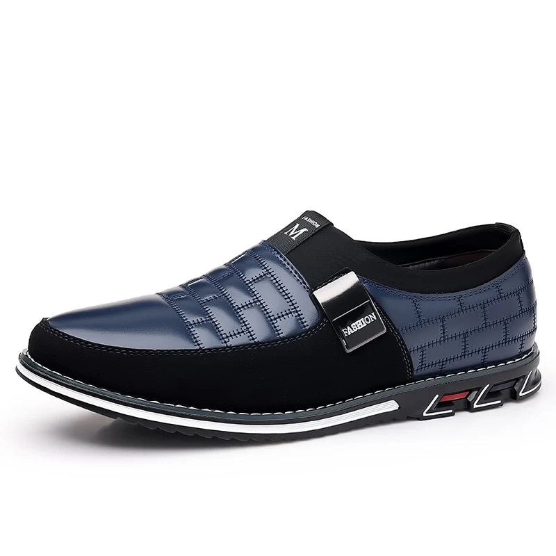 Men Business Casual Shoes Slip-on PU Leather Shoes Plus Size Formal Sneakers for Men Wedding Party Office Oxfords Dress Shoes